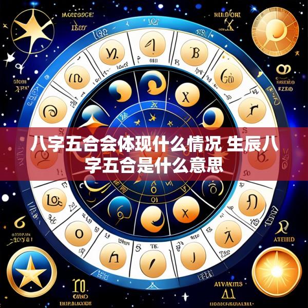 八字五合会体现什么情况 生辰八字五合是什么意思