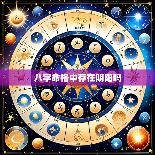 八字命格中存在阴阳吗