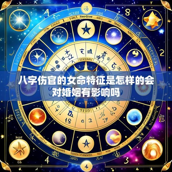 八字伤官的女命特征是怎样的会对婚姻有影响吗
