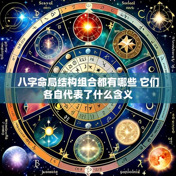 八字命局结构组合都有哪些 它们各自代表了什么含义