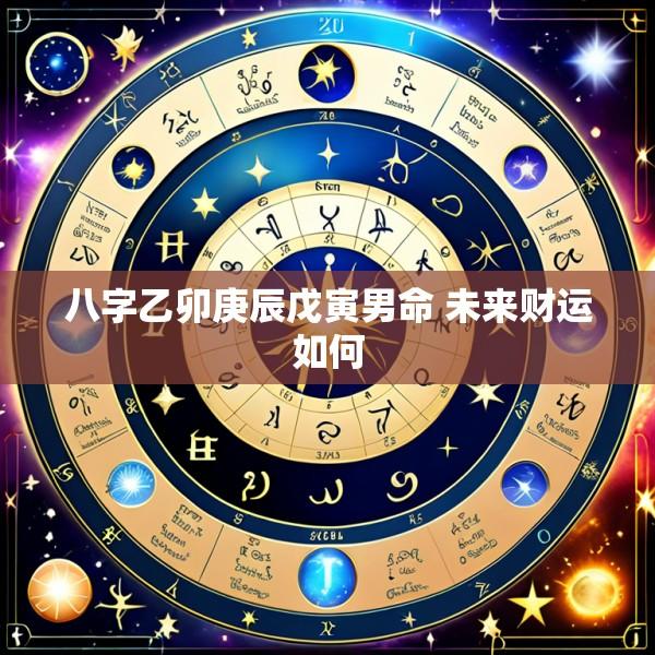 八字乙卯庚辰戊寅男命 未来财运如何