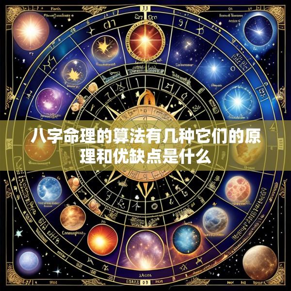 八字命理的算法有几种它们的原理和优缺点是什么