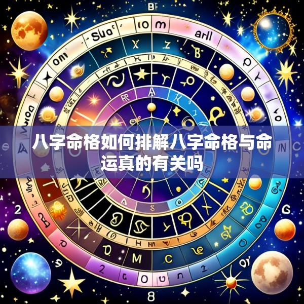 八字命格如何排解八字命格与命运真的有关吗