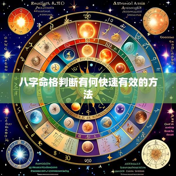八字命格判断有何快速有效的方法