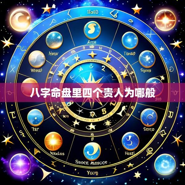 八字命盘里四个贵人为哪般