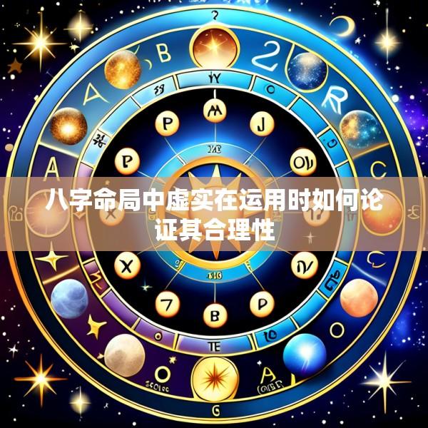 八字命局中虚实在运用时如何论证其合理性