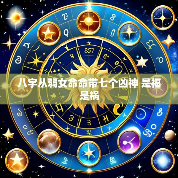 八字从弱女命命带七个凶神 是福是祸