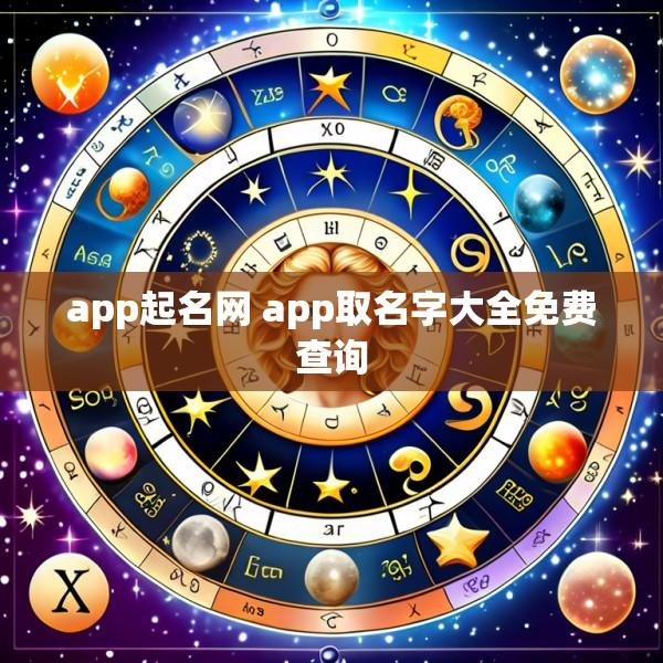 app起名网 app取名字大全免费查询
