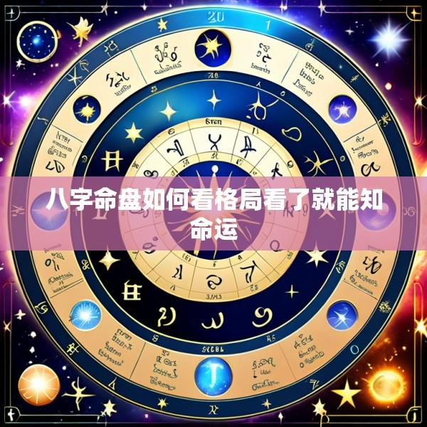 八字命盘如何看格局看了就能知命运