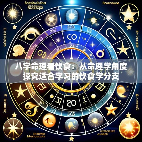 八字命理看饮食：从命理学角度探究适合学习的饮食学分支