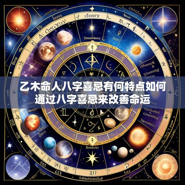 乙木命人八字喜忌有何特点如何通过八字喜忌来改善命运