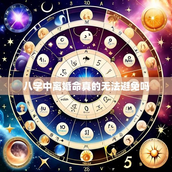 八字中离婚命真的无法避免吗