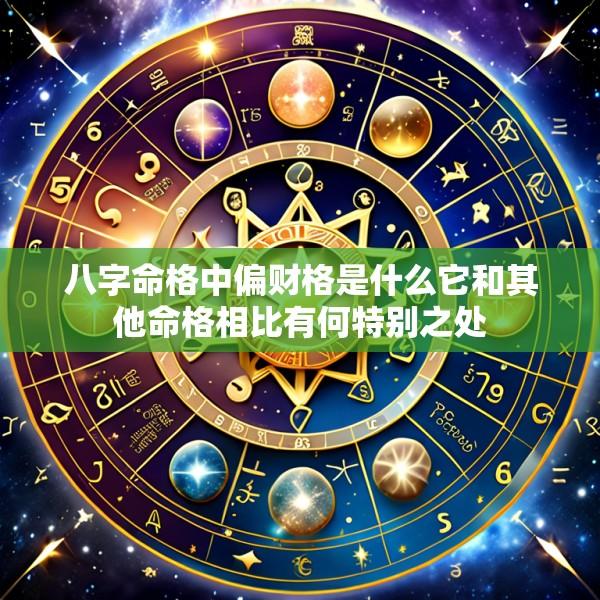 八字命格中偏财格是什么它和其他命格相比有何特别之处