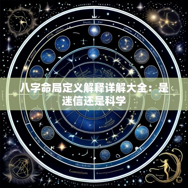 八字命局定义解释详解大全：是迷信还是科学