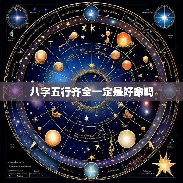 八字五行齐全一定是好命吗