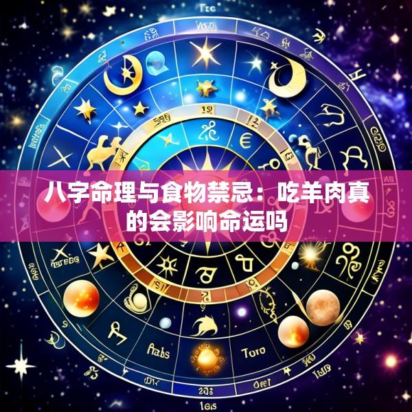 八字命理与食物禁忌：吃羊肉真的会影响命运吗