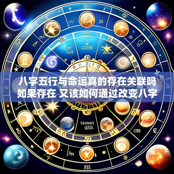 八字五行与命运真的存在关联吗如果存在 又该如何通过改变八字五行来改命呢