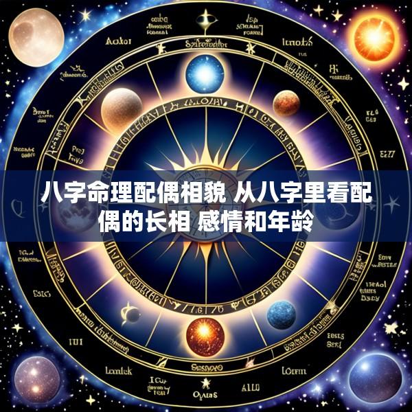 八字命理配偶相貌 从八字里看配偶的长相 感情和年龄
