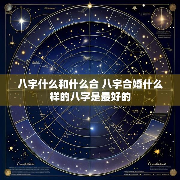 八字什么和什么合 八字合婚什么样的八字是最好的