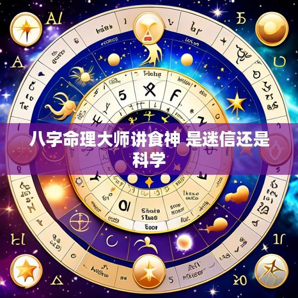 八字命理大师讲食神 是迷信还是科学