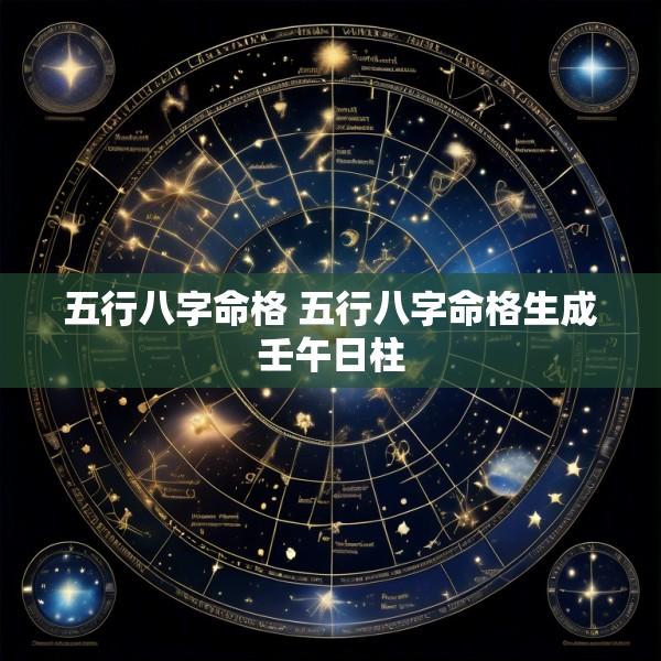 五行八字命格 五行八字命格生成壬午日柱
