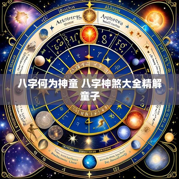 八字何为神童 八字神煞大全精解童子