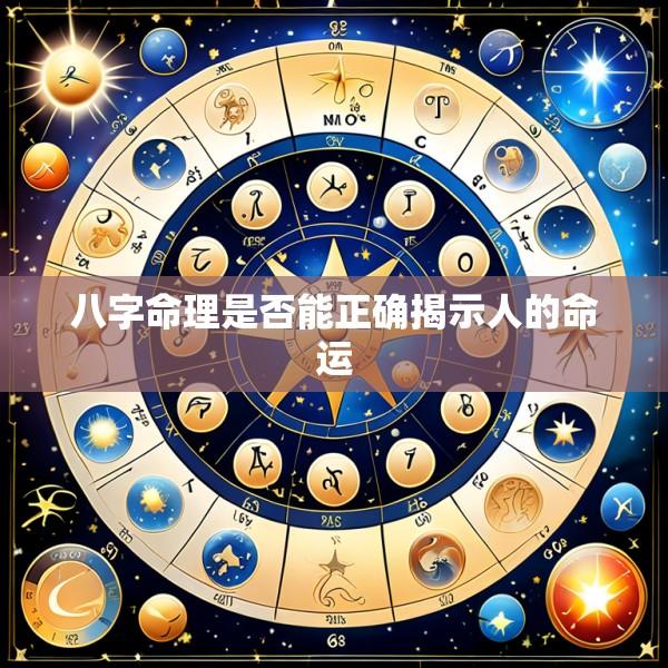 八字命理是否能正确揭示人的命运