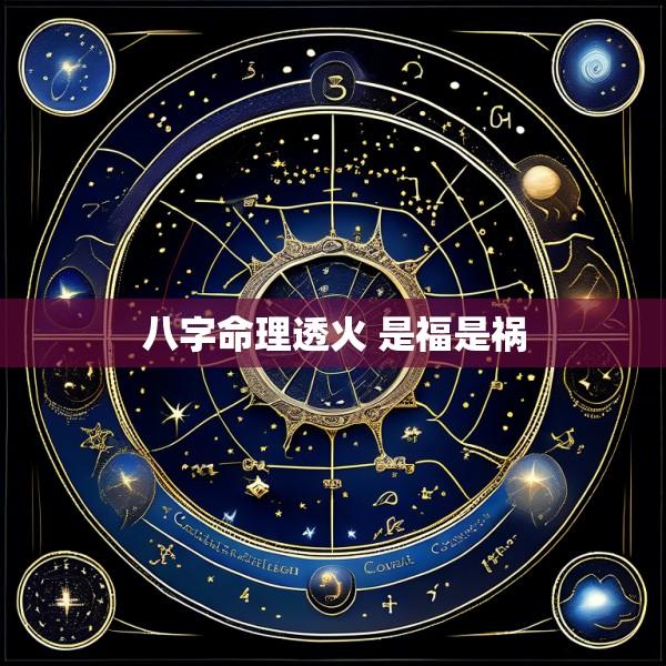 八字命理透火 是福是祸