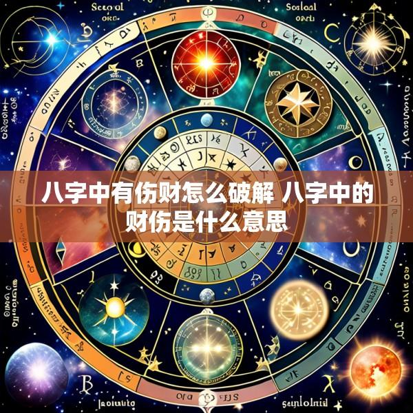 八字中有伤财怎么破解 八字中的财伤是什么意思