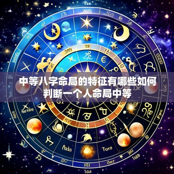 中等八字命局的特征有哪些如何判断一个人命局中等