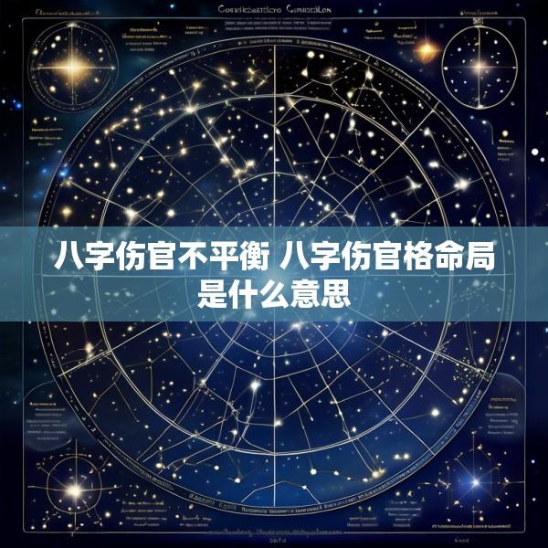 八字伤官不平衡 八字伤官格命局是什么意思