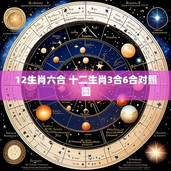12生肖六合 十二生肖3合6合对照图