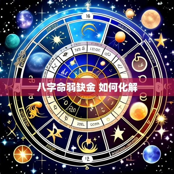 八字命弱缺金 如何化解