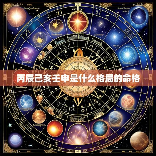 丙辰己亥壬申是什么格局的命格