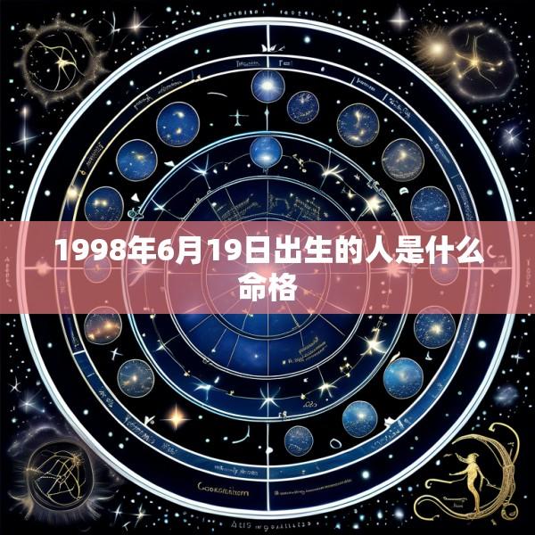 1998年6月19日出生的人是什么命格
