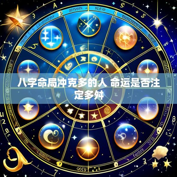 八字命局冲克多的人 命运是否注定多舛