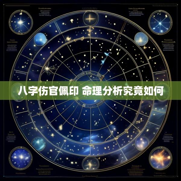 八字伤官佩印 命理分析究竟如何