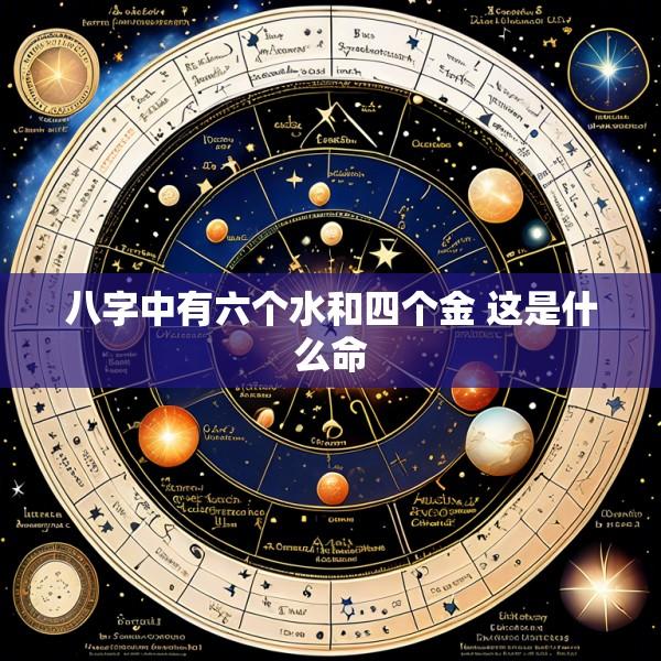 八字中有六个水和四个金 这是什么命