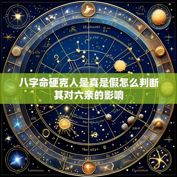 八字命硬克人是真是假怎么判断其对六亲的影响