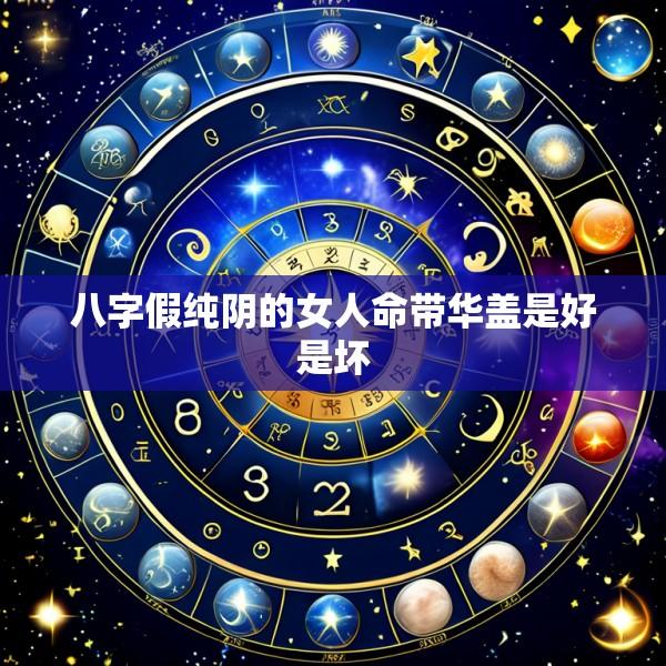八字假纯阴的女人命带华盖是好是坏
