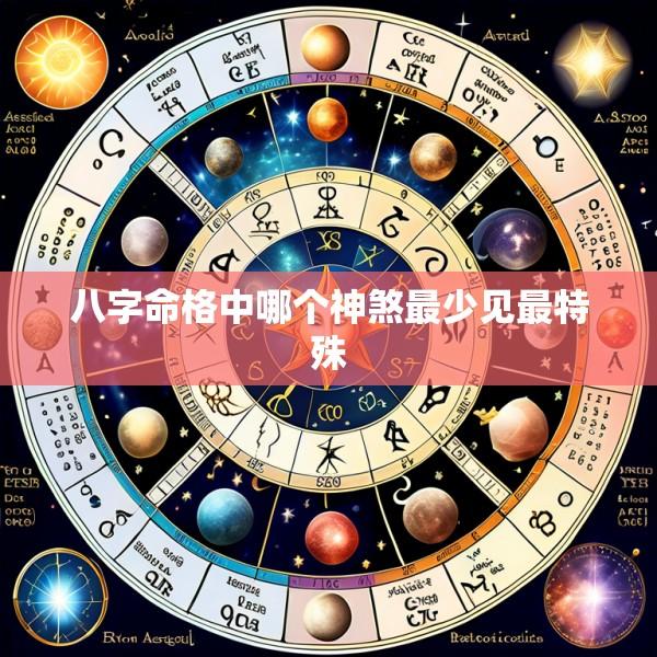 八字命格中哪个神煞最少见最特殊