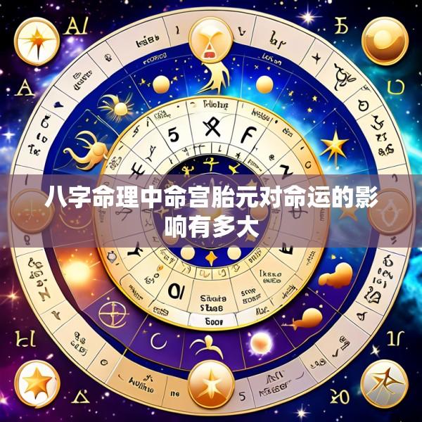 八字命理中命宫胎元对命运的影响有多大