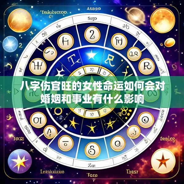 八字伤官旺的女性命运如何会对婚姻和事业有什么影响