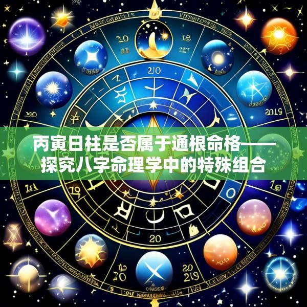 丙寅日柱是否属于通根命格——探究八字命理学中的特殊组合