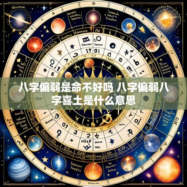 八字偏弱是命不好吗 八字偏弱八字喜土是什么意思