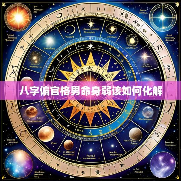 八字偏官格男命身弱该如何化解