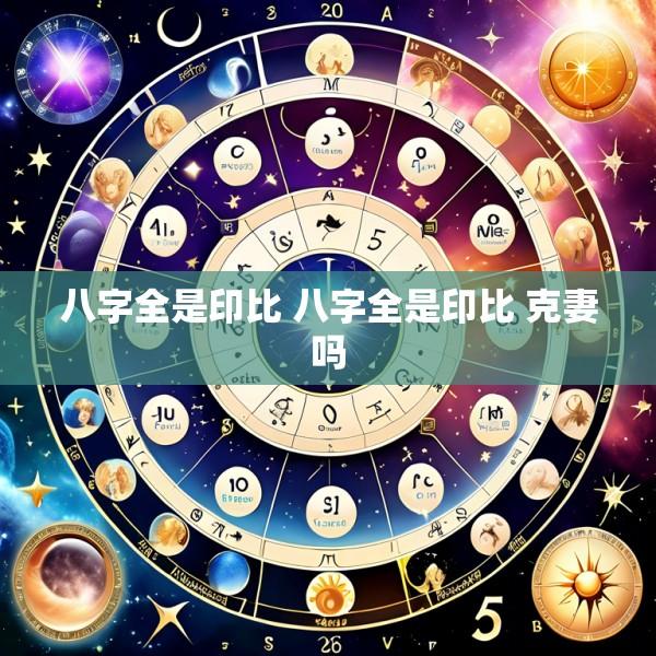 八字全是印比 八字全是印比 克妻吗