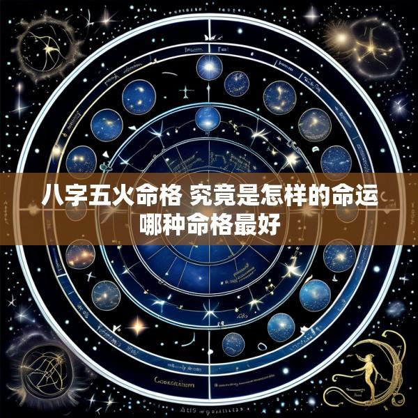 八字五火命格 究竟是怎样的命运哪种命格最好