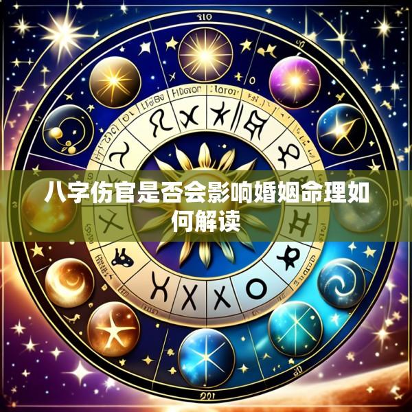 八字伤官是否会影响婚姻命理如何解读