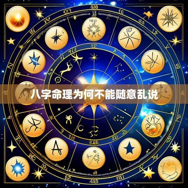 八字命理为何不能随意乱说